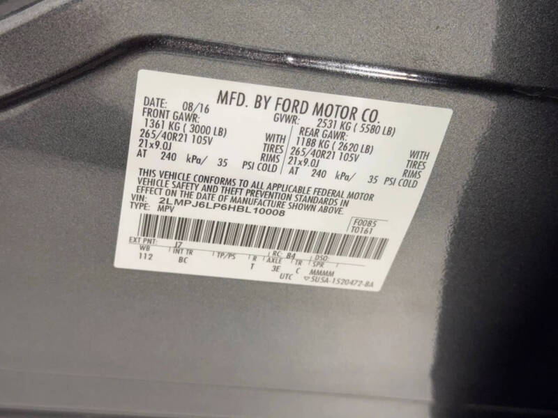 2017 Lincoln MKX Reserve