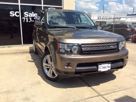 2013 Land Rover Range Rover Sport for sale at SC SALES INC in Houston TX