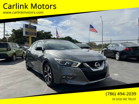 2017 Nissan Maxima for sale at Carlink Motors in Miami FL