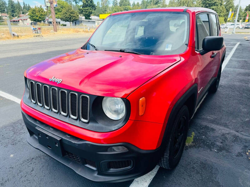 Used 2017 Jeep Renegade Sport with VIN ZACCJAAB2HPF14325 for sale in Tacoma, WA