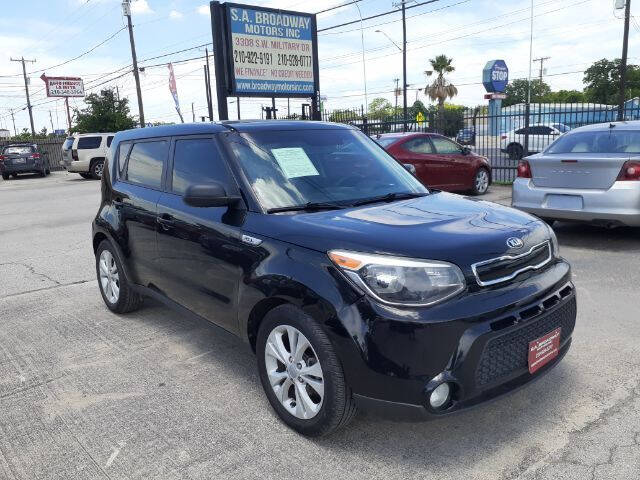 2016 Kia Soul for sale at S.A. BROADWAY MOTORS INC in San Antonio TX