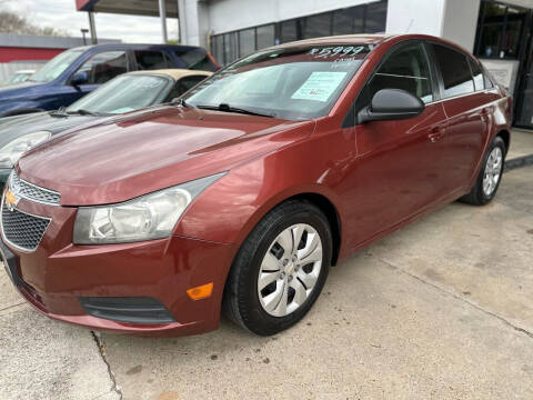 2012 Chevrolet Cruze for sale at Buy-Fast Autos in Houston TX