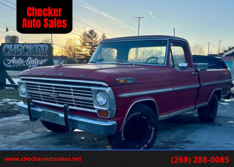 1968 Ford F-100 for sale at Checker Auto Sales in Augusta MI