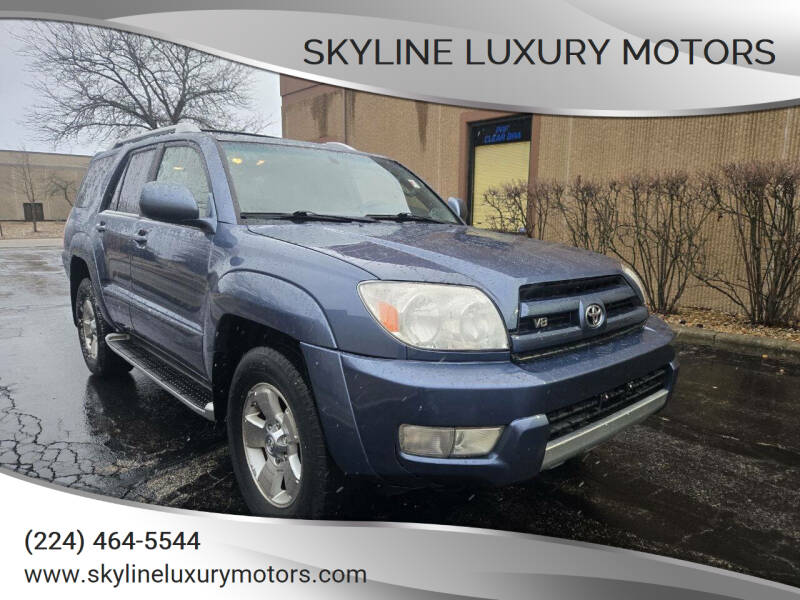 2004 Toyota 4Runner for sale at Skyline Luxury Motors in Buffalo Grove IL