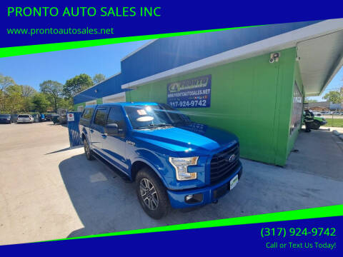 2015 Ford F-150 for sale at PRONTO AUTO SALES INC in Indianapolis IN