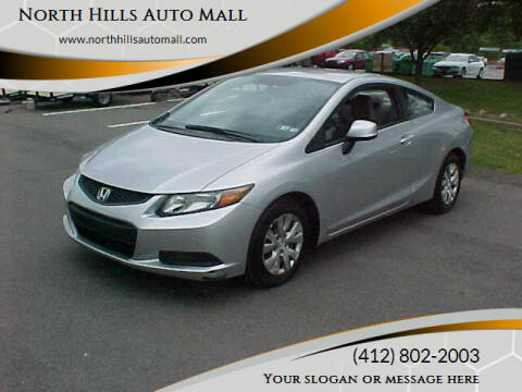 2012 Honda Civic for sale at North Hills Auto Mall in Pittsburgh PA