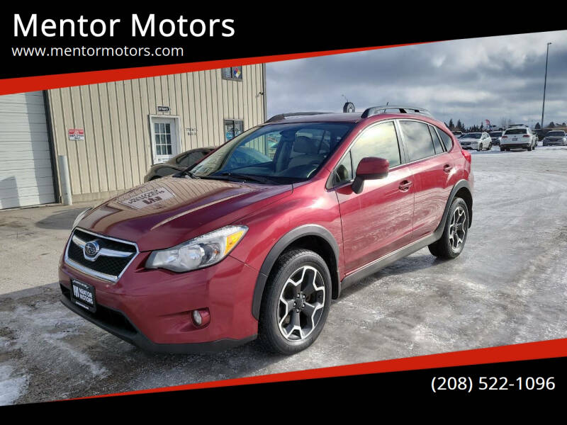 2014 Subaru XV Crosstrek for sale at Mentor Motors in Idaho Falls ID