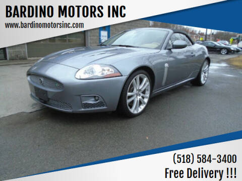 2008 Jaguar XK-Series for sale at BARDINO MOTORS INC in Saratoga Springs NY