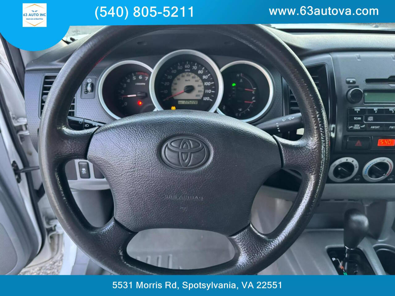 2010 Toyota Tacoma for sale at 63 Auto Inc in Spotsylvania, VA