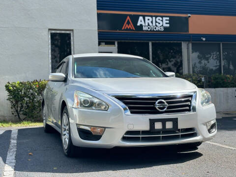 2015 Nissan Altima for sale at ARISE MOTORS in Pompano Beach FL