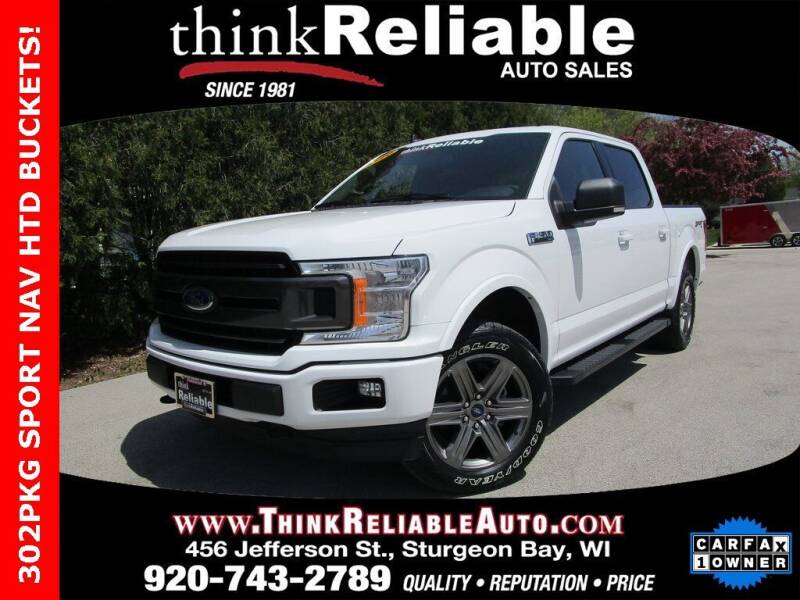 2020 Ford F-150 for sale at RELIABLE AUTOMOBILE SALES, INC in Sturgeon Bay WI