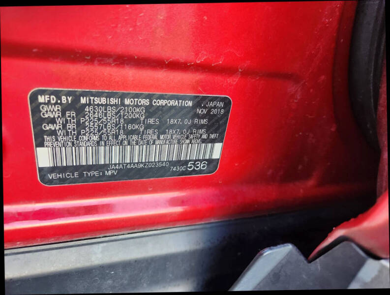 2019 Mitsubishi Eclipse Cross