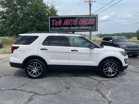 2017 Ford Explorer for sale at T & G Auto Sales in Florence AL