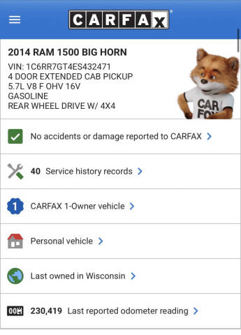 2014 RAM 1500 Big Horn