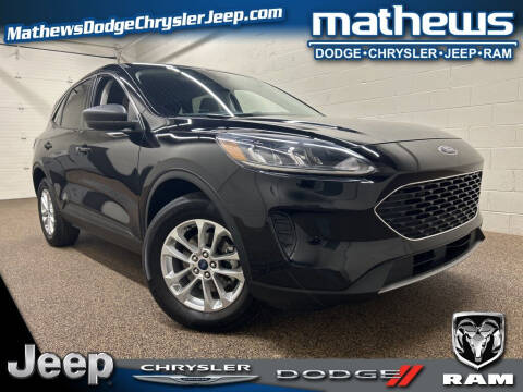 2022 Ford Escape for sale at MATHEWS DODGE INC in Marion OH