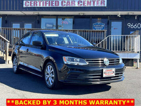 2015 Volkswagen Jetta for sale at CERTIFIED CAR CENTER in Fairfax VA