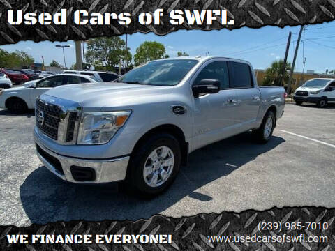 2017 Nissan Titan for sale at Used Cars of SWFL in Fort Myers FL