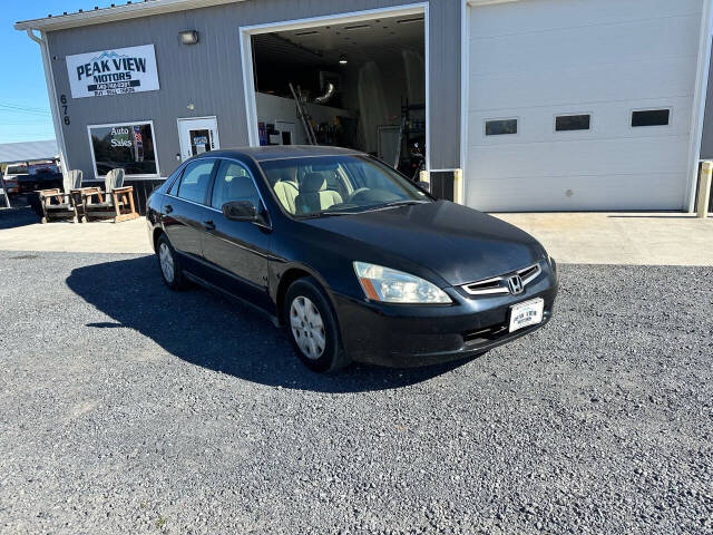 2003 Honda Accord for sale at PEAK VIEW MOTORS in Mount Crawford, VA