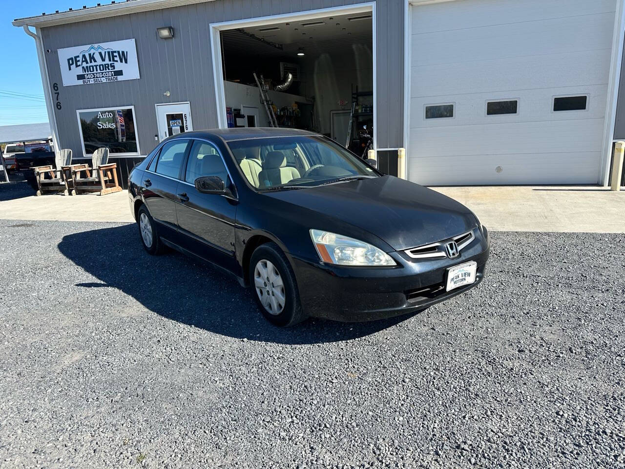 2003 Honda Accord for sale at PEAK VIEW MOTORS in Mount Crawford, VA