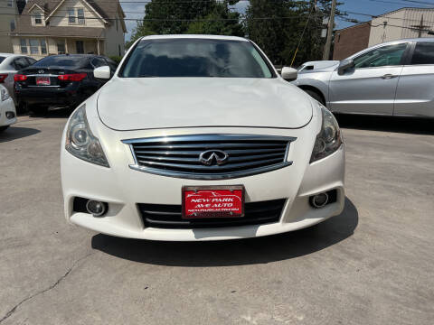 2011 Infiniti G37 Sedan for sale at New Park Avenue Auto Inc in Hartford CT