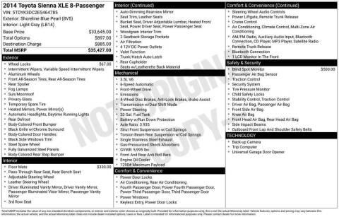 2014 Toyota Sienna
