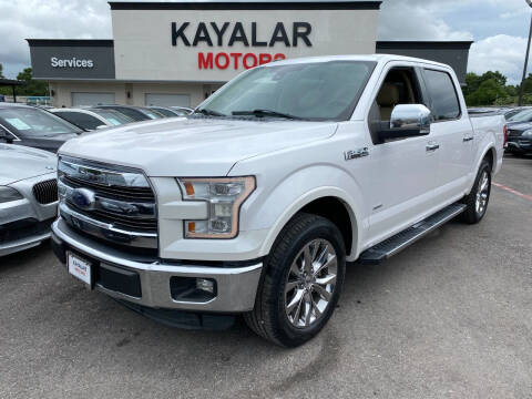 2015 Ford F-150 for sale at KAYALAR MOTORS in Houston TX