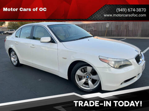2007 BMW 5 Series for sale at Motor Cars of OC in Costa Mesa CA