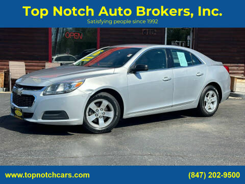 2016 Chevrolet Malibu Limited for sale at Top Notch Auto Brokers, Inc. in McHenry IL