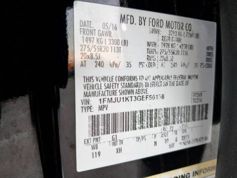 2016 Ford Expedition Limited