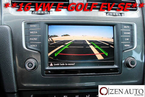 2016 Volkswagen e-Golf SE