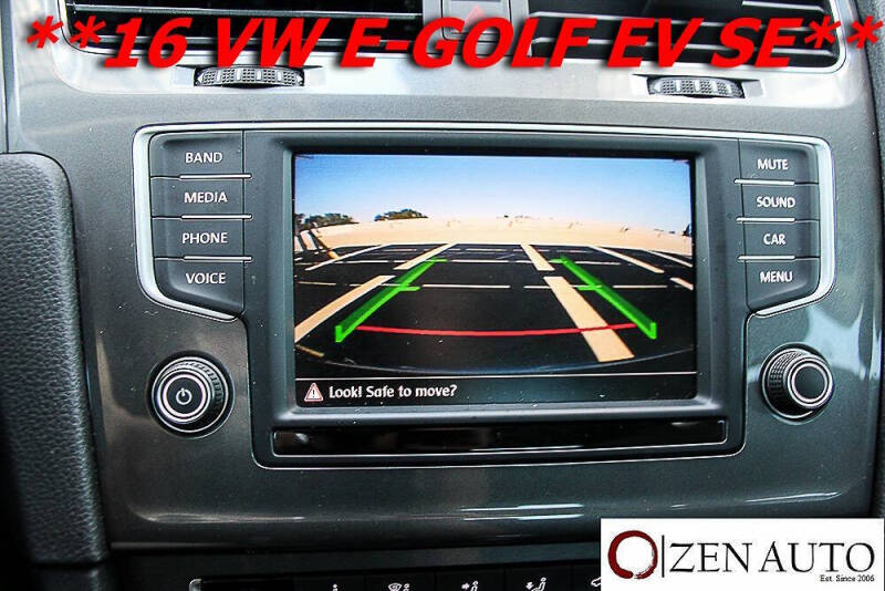 2016 Volkswagen e-Golf SE