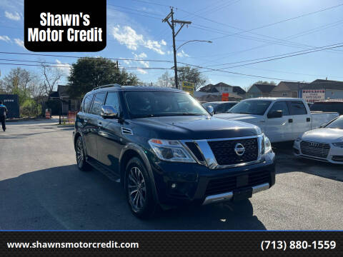 2018 Nissan Armada for sale at Shawn's Motor Credit in Houston TX
