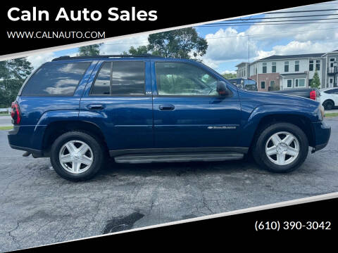 2002 Chevrolet TrailBlazer for sale at Caln Auto Sales in Coatesville PA