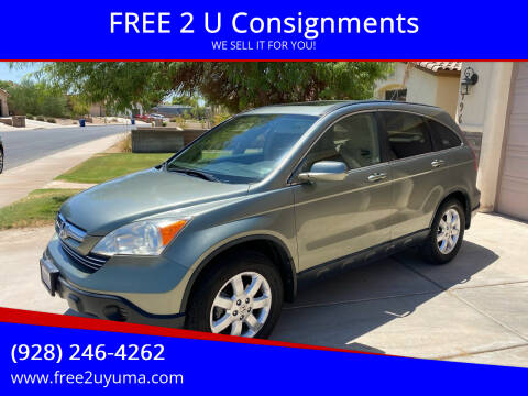 2008 Honda CR-V for sale at FREE 2 U Consignments in Yuma AZ