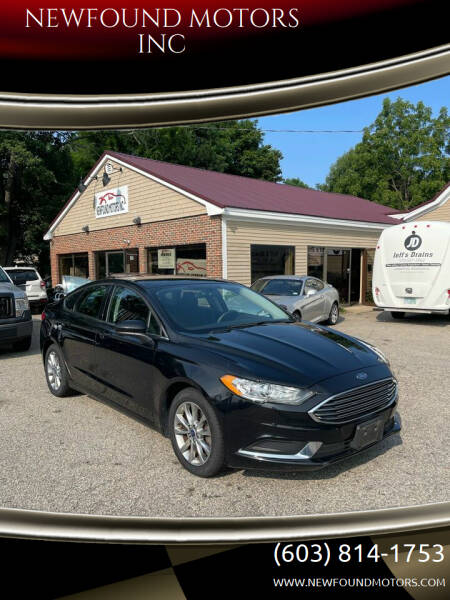 2017 Ford Fusion for sale at NEWFOUND MOTORS INC in Seabrook NH