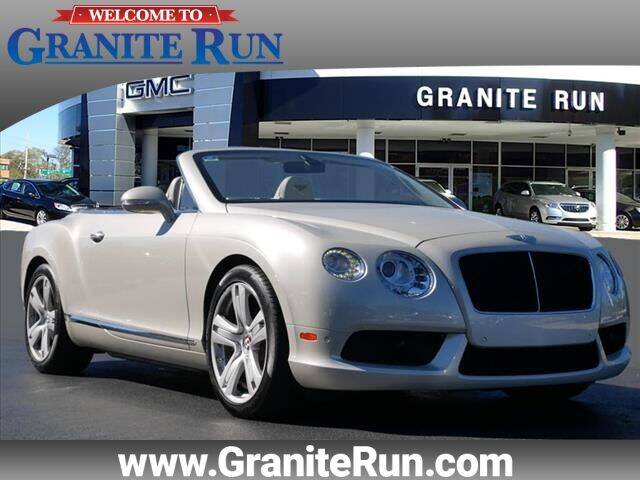 2013 Bentley Continental for sale at GRANITE RUN PRE OWNED CAR AND TRUCK OUTLET in Media PA