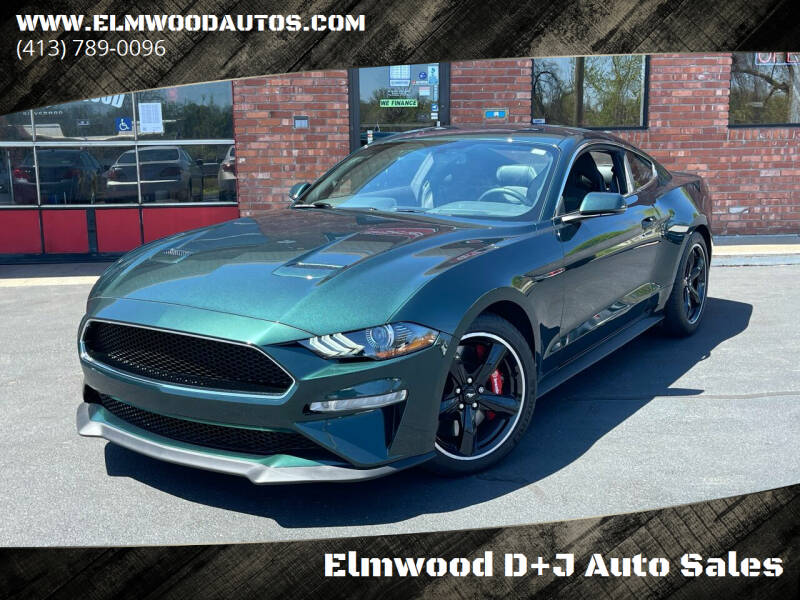 2019 Ford Mustang for sale at Elmwood D+J Auto Sales in Agawam MA