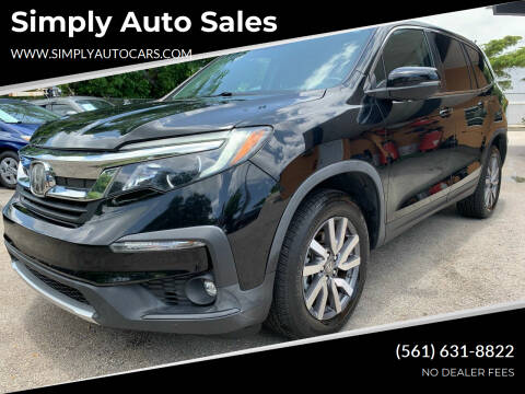 2019 Honda Pilot for sale at Simply Auto Sales in Palm Beach Gardens FL