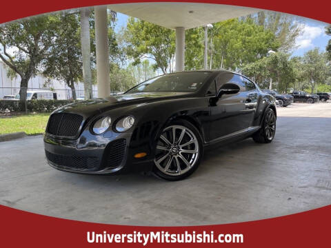 2011 Bentley Continental for sale at University Mitsubishi in Davie FL