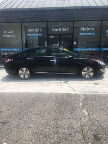 2015 Hyundai Sonata Hybrid for sale at Georgia Certified Motors in Stockbridge GA