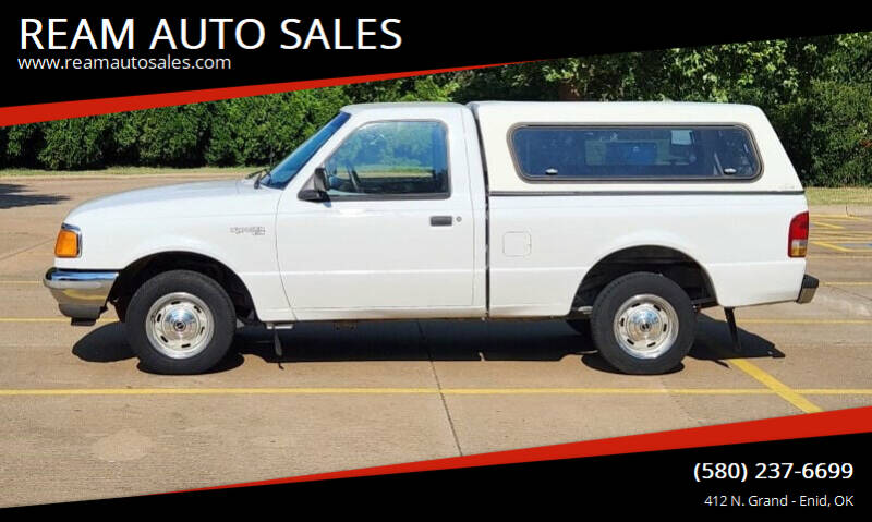 1996 Ford Ranger for sale at REAM AUTO SALES in Enid OK