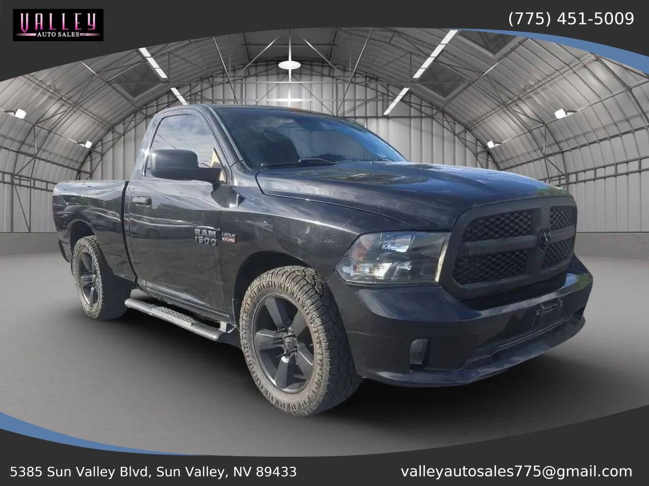 Black 2017 Ram 1500 Express 4x2 Express 2dr Regular Cab 6.3 ft. SB Pickup 1