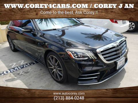 2018 Mercedes-Benz S-Class for sale at WWW.COREY4CARS.COM / COREY J AN in Los Angeles CA