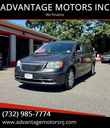 2015 Chrysler Town and Country for sale at ADVANTAGE MOTORS INC in Edison NJ