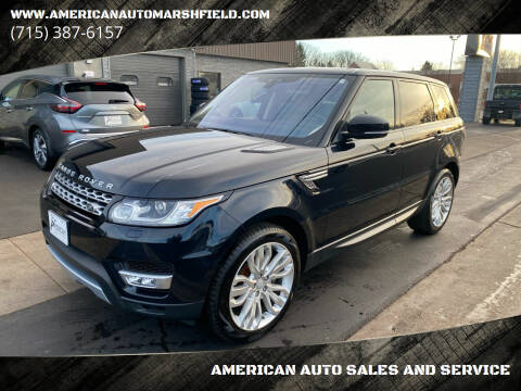 2017 Land Rover Range Rover Sport for sale at AMERICAN AUTO SALES AND SERVICE in Marshfield WI