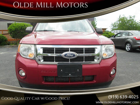 2011 Ford Escape for sale at Olde Mill Motors in Angier NC