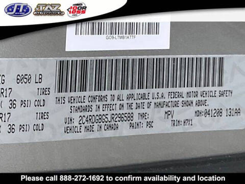 2018 Dodge Grand Caravan SE