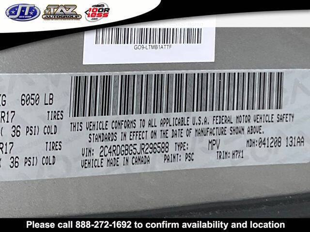 2018 Dodge Grand Caravan SE