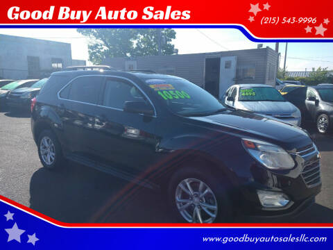2016 Chevrolet Equinox for sale at Good Buy Auto Sales in Philadelphia PA