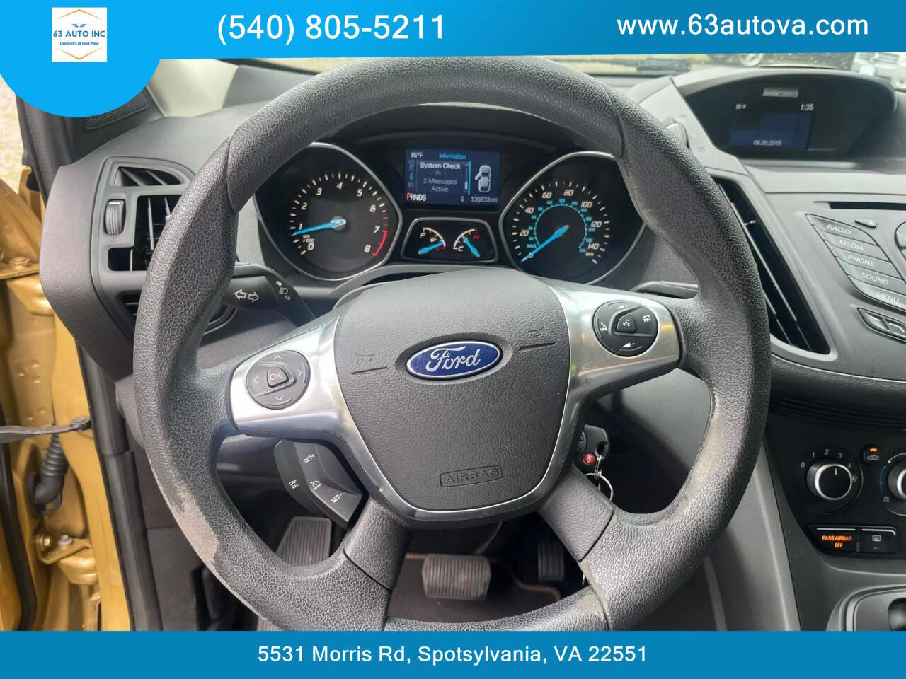 2015 Ford Escape for sale at 63 Auto Inc in Spotsylvania, VA